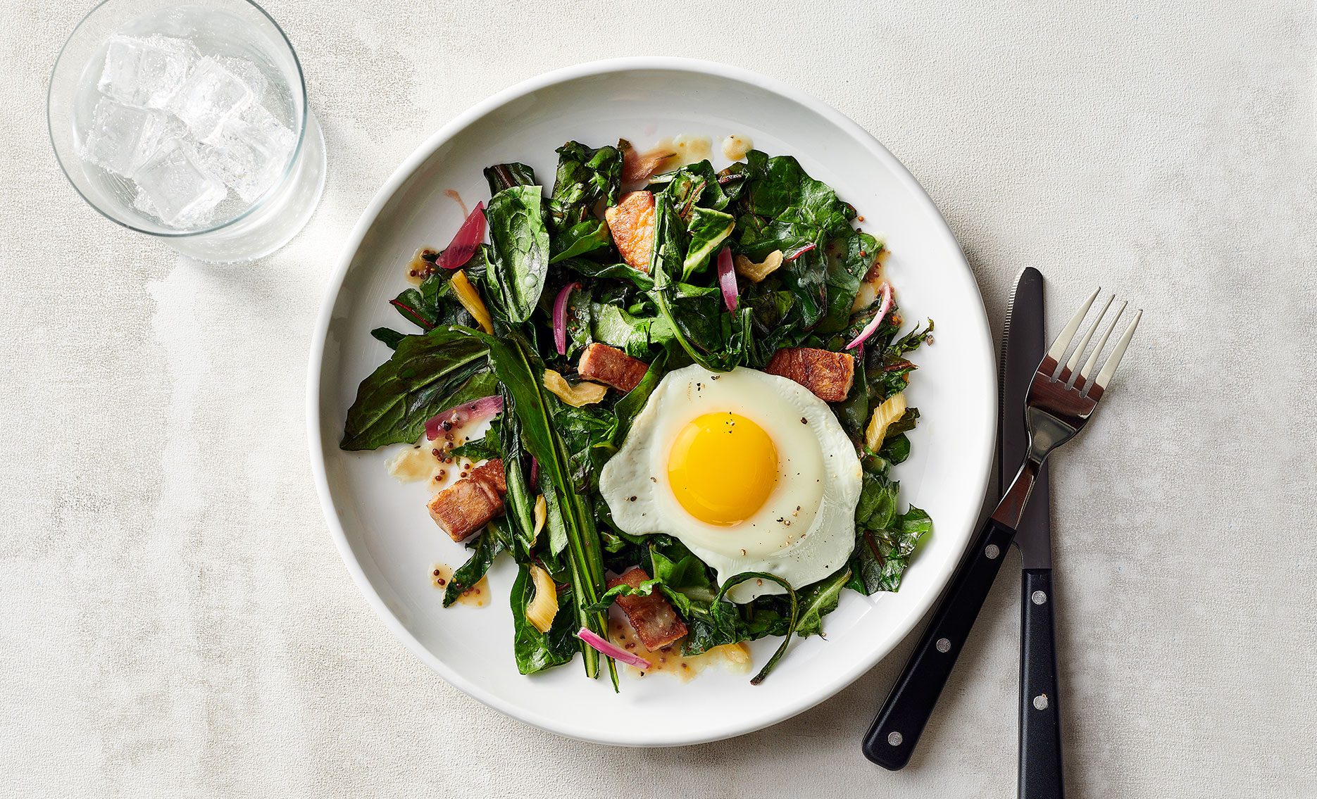 Winter Greens and Warm Pork Belly Salad | Sysco Foodie