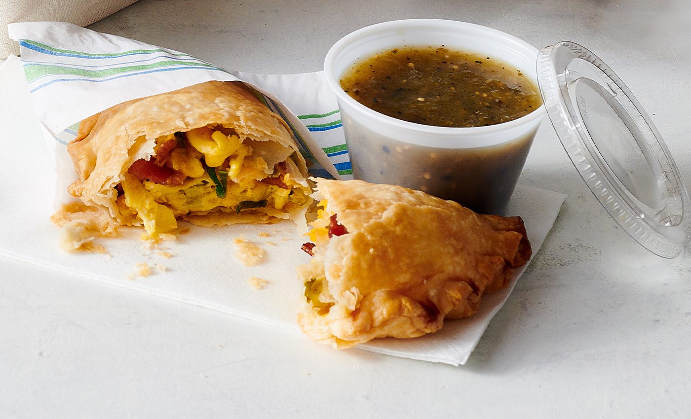 Bacon, Egg and Cheddar Empanada Sysco Foodie