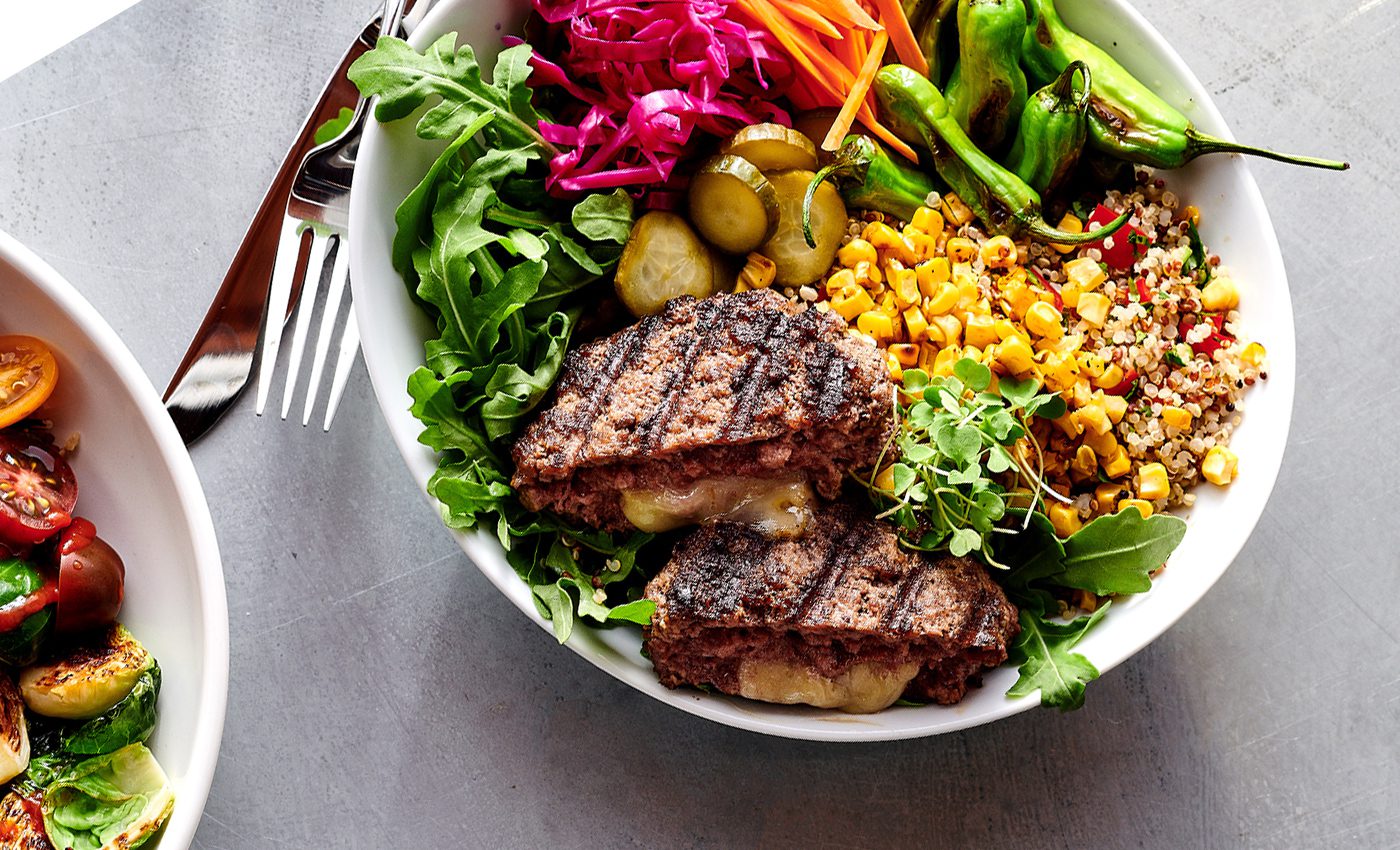 Pepper Jack Juicy Lucy Burger Bowl | Sysco Foodie