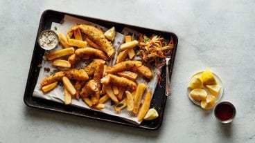 Salmon Fish and Chips