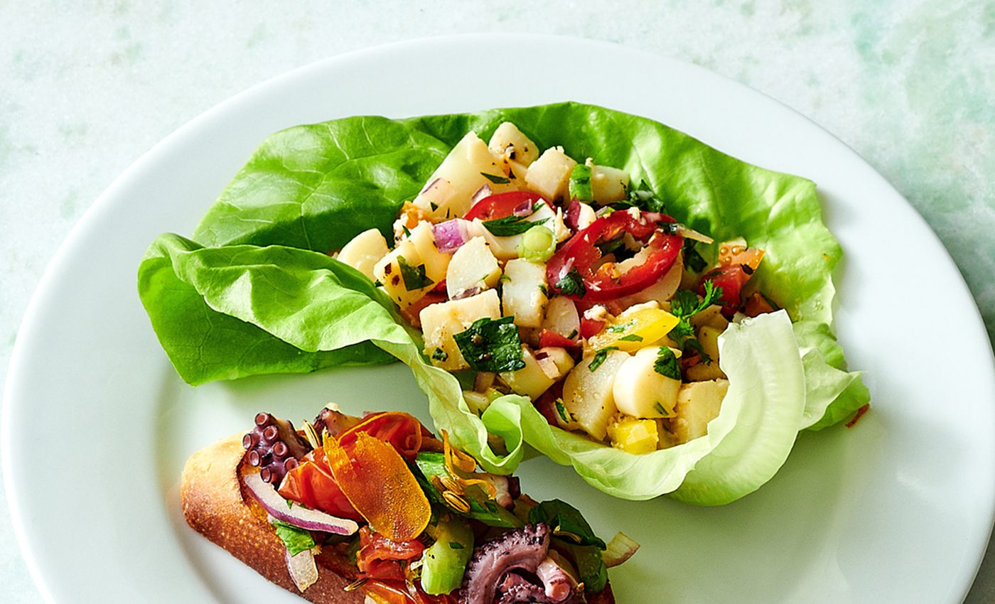 Hearts of Palm "Ceviche" Lettuce Cups | Sysco Foodie