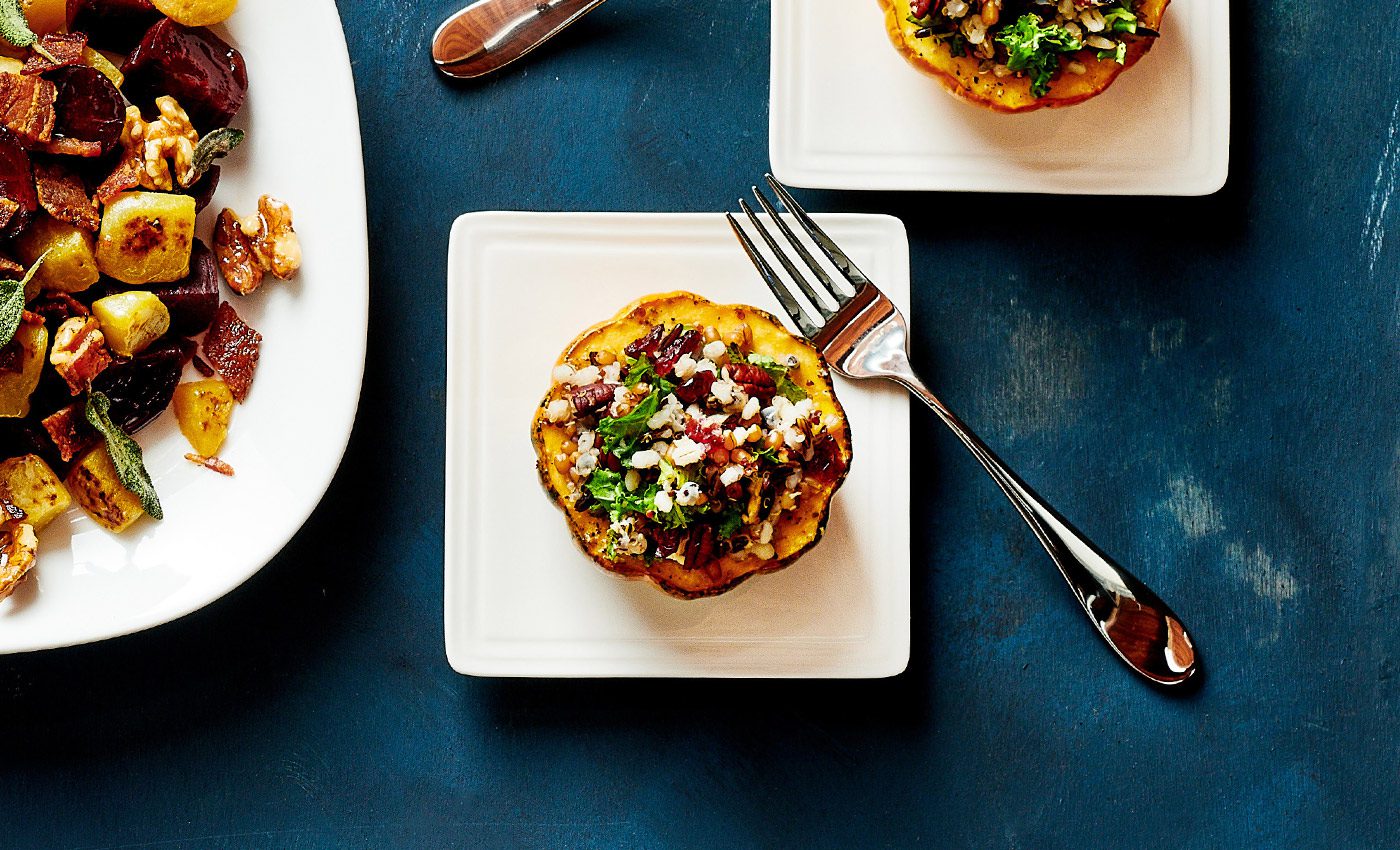 Acorn Squash Stuffed With Harvest Grain Salad | Sysco Foodie