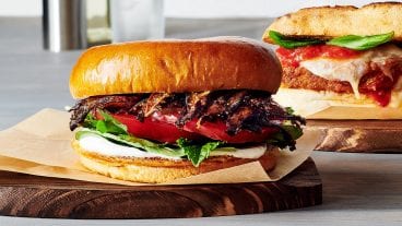 Portobello "Bacon" BLT Sandwich