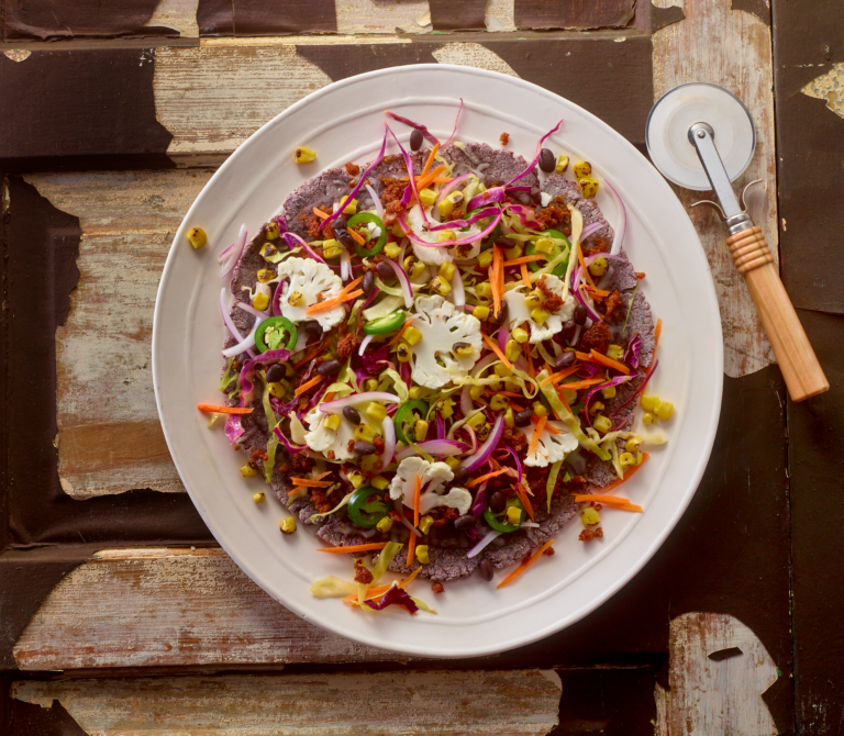 Blue Corn Tlayuda | Sysco Foodie