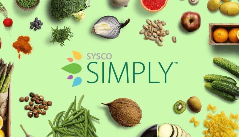 Sysco Simply plant based dining products banner