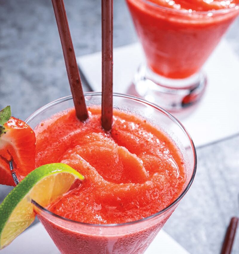 Strawberry Lime Daiquiri Mocktail - Sysco Foodie