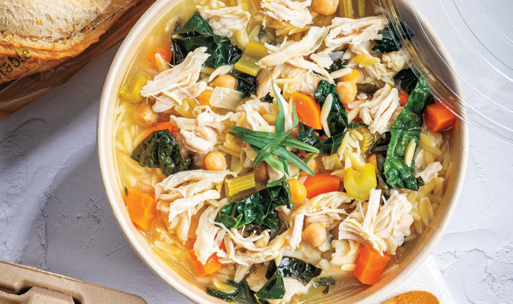 Shredded Chicken Lemon Orzo Soup | Sysco Foodie