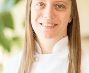 Chef Abby McBride portrait - Letty Owings Center