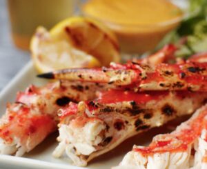 Grilled Alaska King Crab With Tabasco Aioli - Portico Seafood