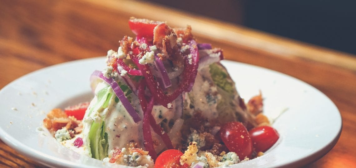 Salad plate from FoxFire restaurant