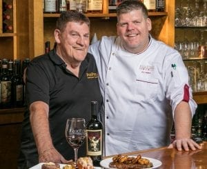 Father and son Curt and K.C. Gulbro - Foxfire restaurant owners
