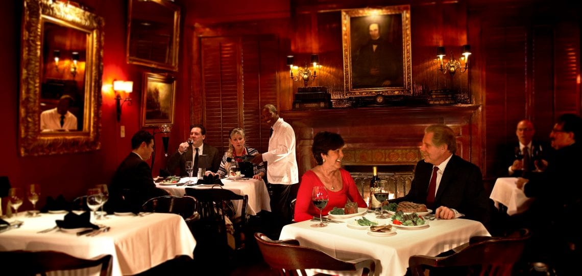 Jimmy Kelly's Steakhouse dining room