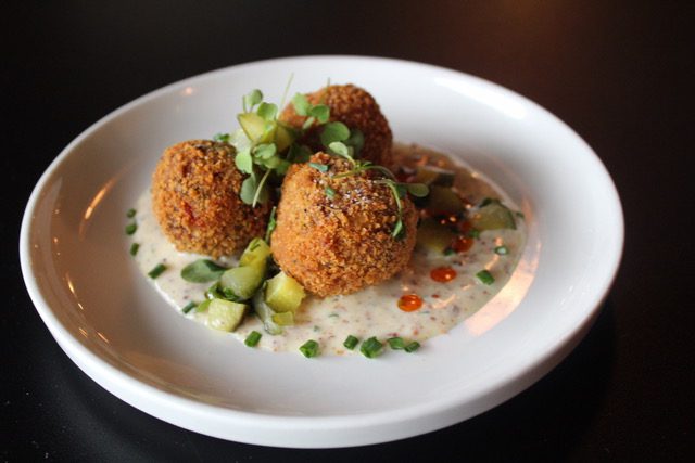 Cheese croquettes appetizers - Five Senses restaurant