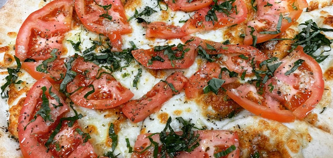 Lucy's Fresh Tomato Pie - Mezza Luna Pizzeria