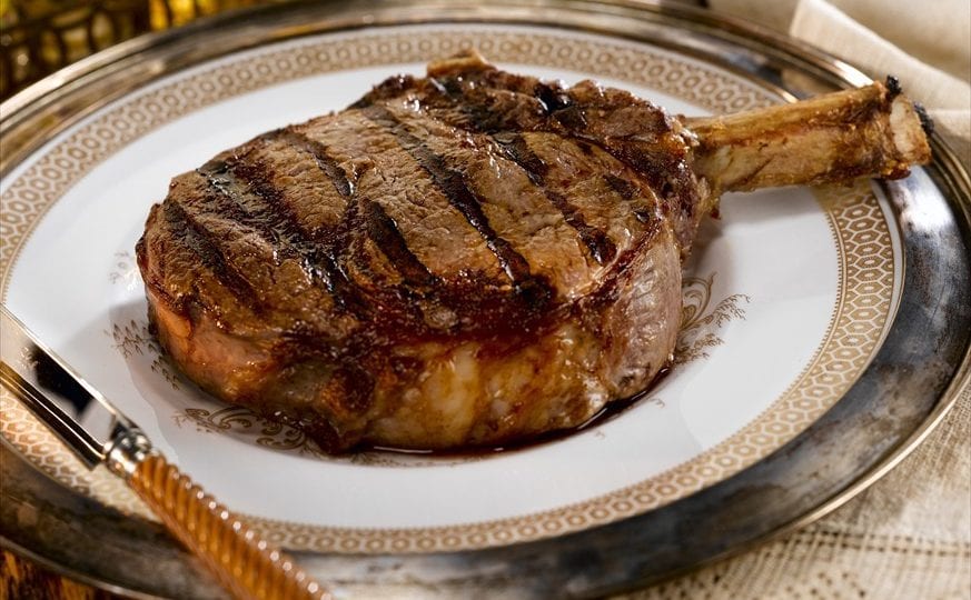 Ribeye Steak with Bone from Jimmy Kelly's Steakhouse Restaurant