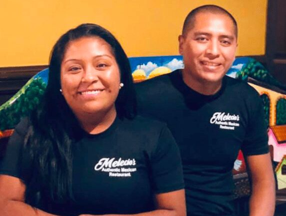 Marimar and Lucio Melecio - owners at Melecios Authentic Mexican Restaurant