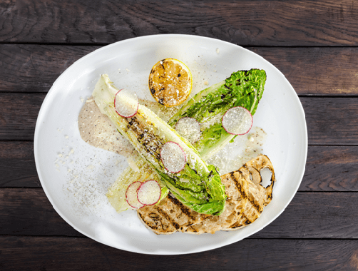 Grilled Caesar Salad