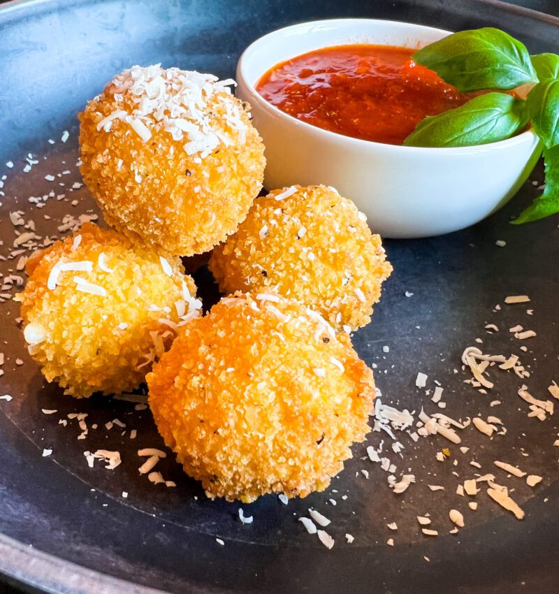 Fried Mozzarella Pearls With Arrabiata | Sysco Foodie