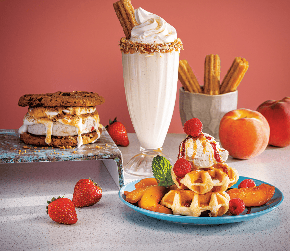 Peaches ’ N Cream Trio | Sysco Foodie