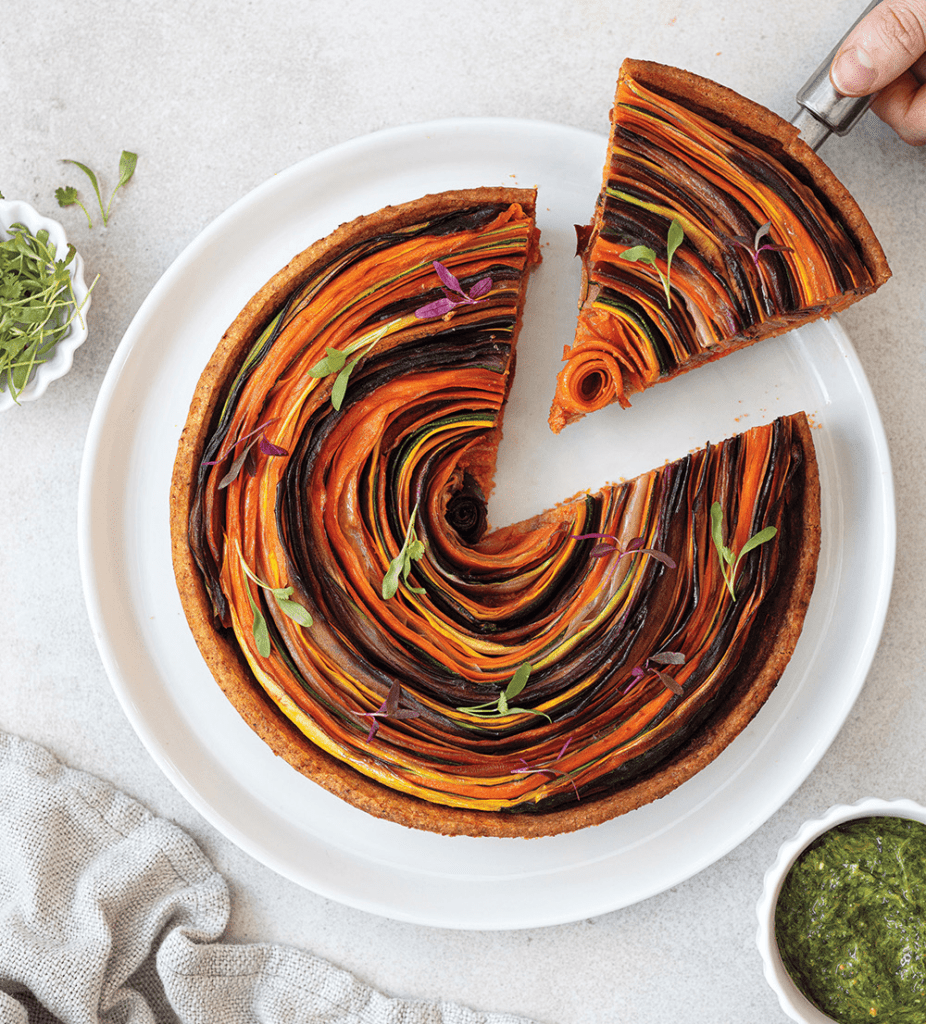 Veg Spiral Tart​ | Sysco Foodie